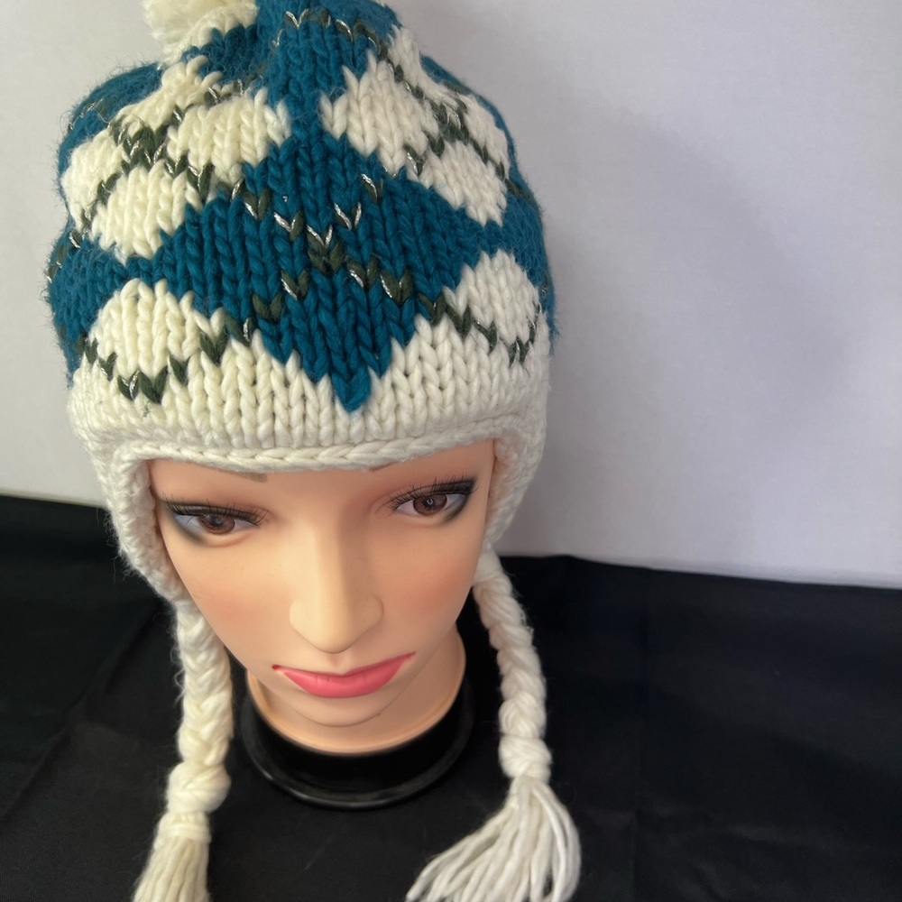 Knitted cold weather winter time comfort